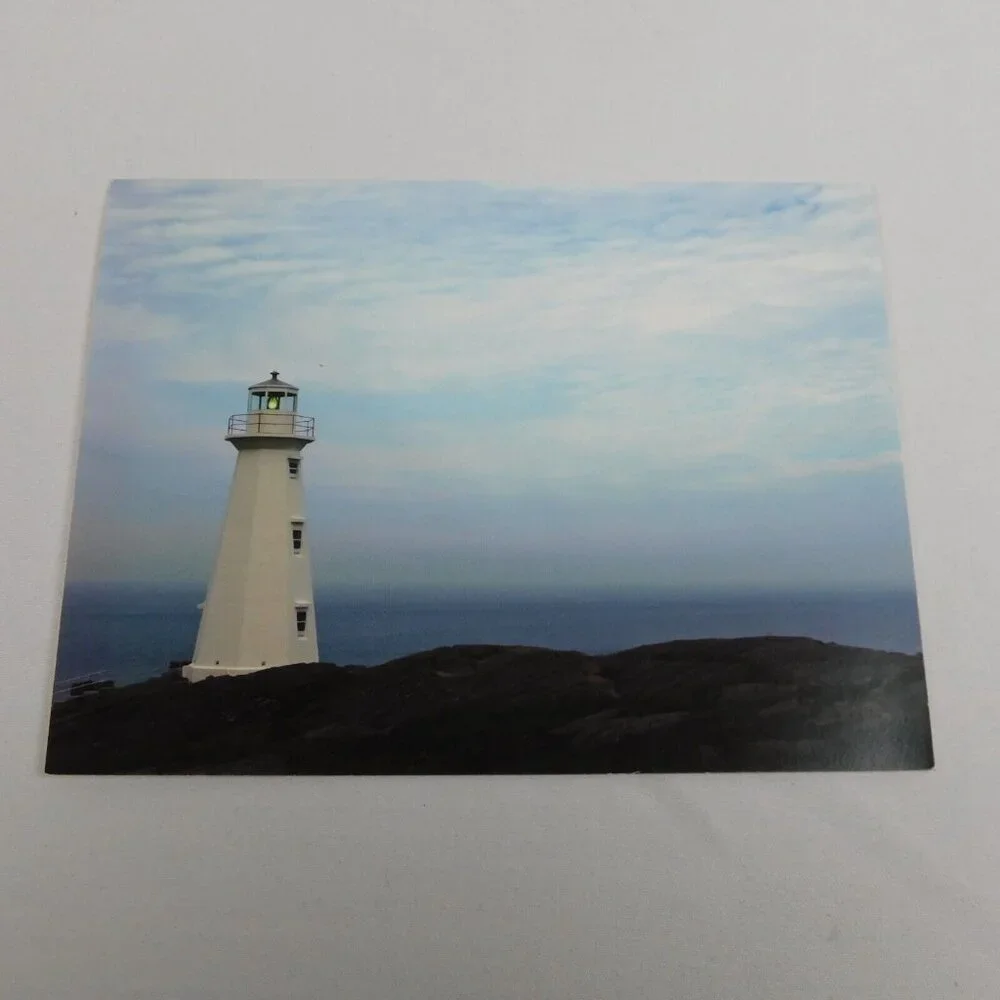 Lot of 5 Lighthouse Note Cards With Envelopes Blank Montauk Point Conimicut MSAA
